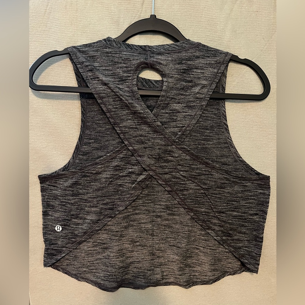 Lululemon open back criss cross tank